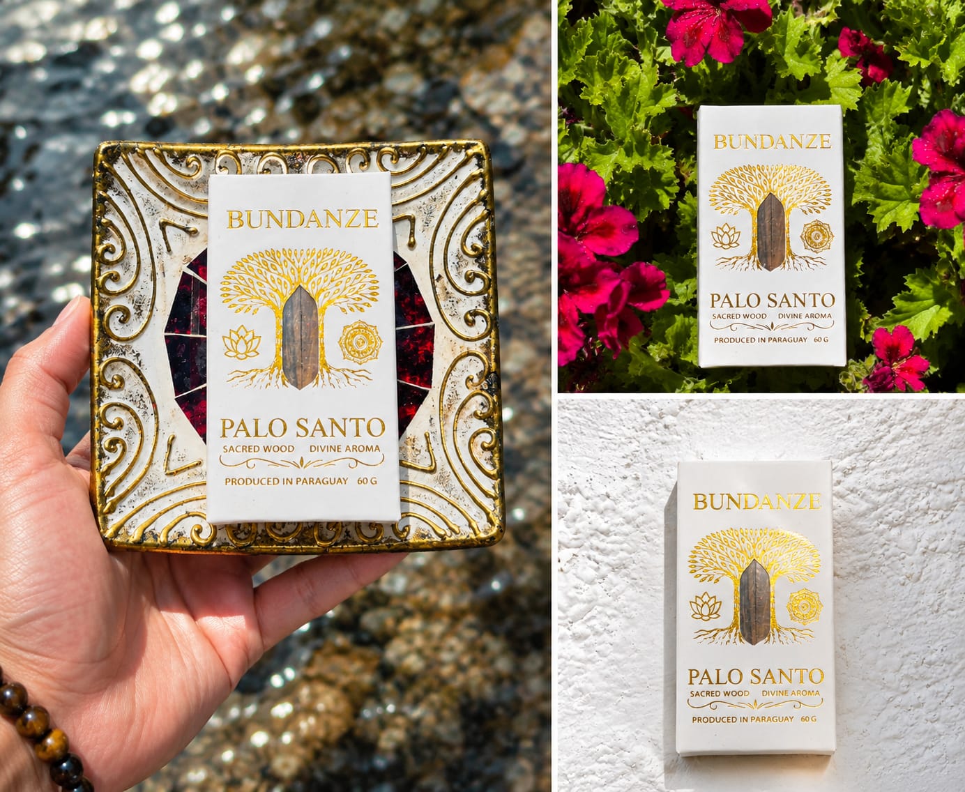 Bundanze Palo Santo Sacred Aromatic Wood 60 g