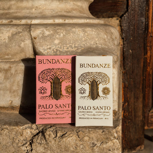 Bundanze Palo Santo Ritual Duo — Pink & White Set  (160 G)